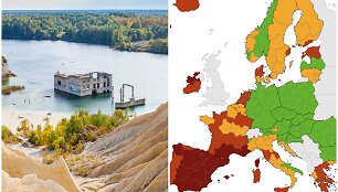 Estija &scaron;ią savaitę ECDC žemėlapyje pateko į raudonąją zoną