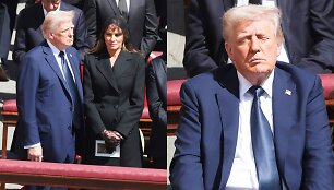Donaldas Trumpas ir Melania Trump 