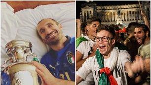 Italija švenčia „Euro 2020“ titulą