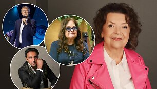 Nijolė Tallat-Kelp&scaron;aitė, Radži, Birutė Petrikytė ir Vytautas &Scaron;i&scaron;kauskas