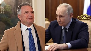 Steve'as Witkoffas ir Vladimiras Putinas