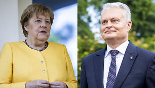 Angela Merkel, Gitanas Nauseda