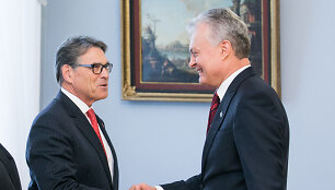 Rickas Perry ir Gitanas Nausėda