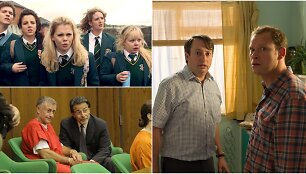Kadrai i&scaron; serialų &bdquo;Derry Girls&ldquo;, &bdquo;The Staircase&ldquo;, &bdquo;Peep Show&ldquo;
