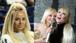 Mia Pilibaitytė ir Natalija Zvonkė 2009 metais