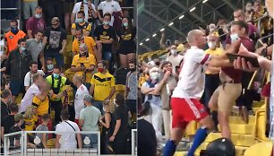 Konfliktas Dresdeno stadione