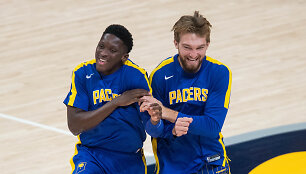 Victoras Oladipo ir Domantas Sabonis