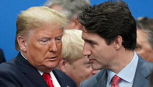 Donaldas Trumpas ir Justinas Trudeau
