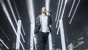 &bdquo;Imagine Dragons&ldquo; koncerto Vilniuje akimirka