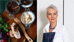 Nida Degutienė ir jos ruošta „rillettes“