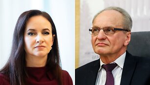 Inga Ruginienė ir Albinas Tebėra