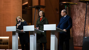 Vilija Blinkevičiūtė, Viktorija Čmilytė - Nielsen, Saulius Skvernelis