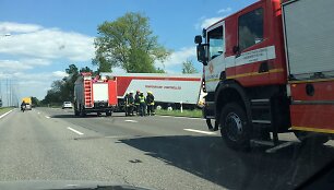 Nelaimė greitkelyje Kaunas-Vilnius