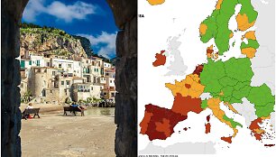 Sicilija nuo pirmadienio &ndash; raudonojoje zonoje