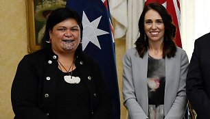 Nanaia Mahuta ir Jacinda Ardern