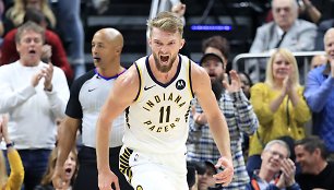 Domantas Sabonis per pirmą NBA sezono mačą pelnė 27 taškus.