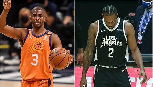 Chrisas Paulas ir Kawhi Leonardas