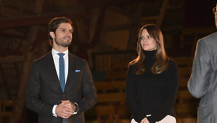 Švedijos princas Carlas Philipas ir princesė Sofia