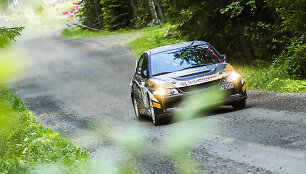 Norvegijos ralio čempionato nugalėtojas Kennethas Johnsrodas