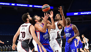 Milano &bdquo;Olimpia&ldquo; ir Stambulo &bdquo;Anadolu Efes&ldquo; žaidėjai