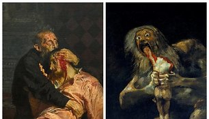 Iljos Repino ir Francisco Goyos paveikslai