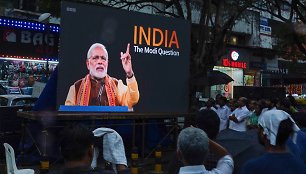 BBC transliuotas filmas apie premjerą N.Modi sukėlė valdžios pasipiktinimą