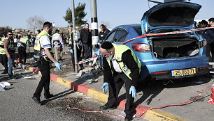 Izraelio policija įvykio vietoje