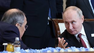 Vladimiras Putinas ir Sergejus Lavrovas
