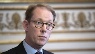 &Scaron;vedijos užsienio reikalų ministras Tobias Billstromas