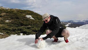 &Scaron;iemet slidinėjimo sezonas Juodkalnijoje baigėsi anksti