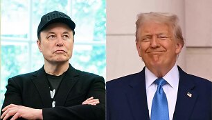 Elonas Muskas ir Donaldas Trumpas