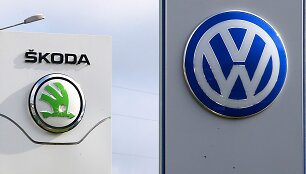 &bdquo;&Scaron;koda&ldquo; ir &bdquo;Volkswagen&ldquo; logotipai