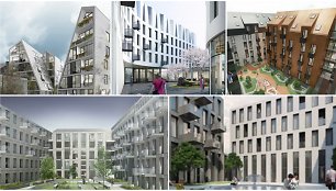 Vietoje J.Pilsudskio „dvarelio“ architektai suprojektavo daugiabutį