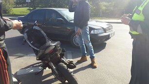 Sulaikytas motoroleris