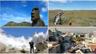 Čilė: Velykų sala, Patagonija ir Valparaisas