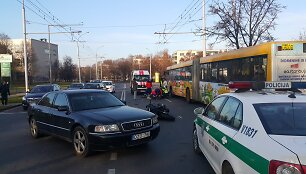 Avarija Žirmūnų gatvėje
