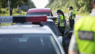 Rytinis Vilniaus kelių policijos reidas