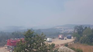 Gaisras Juodkalnijoje