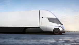 &bdquo;Tesla Semi&ldquo; &ndash; pirmasis elektrinis &bdquo;Tesla Motors&ldquo; vilkikas