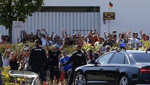 Protestas prie&scaron; Vokietijos imigracinę politiką