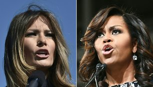 Melania Trump ir Michelle Obama