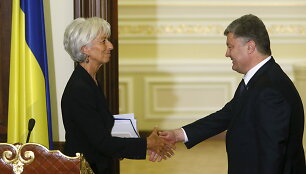 Christine Lagarde ir Petro Poro&scaron;enka