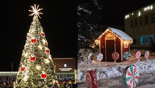 Kalėdų eglės įžiebimas Ignalinoje