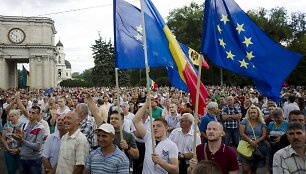 Protestai Moldovoje