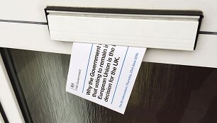 Likti ES agituojantis lankstinukas
