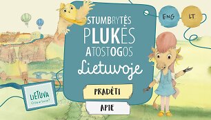 Keliauti po Lietuvą vaikus skatinantis personažas Stumbryte Plukė 