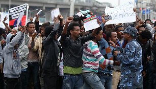 Protestai Etiopijoje