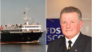 DFDS keltas „Lisco“ ir kapitonas Henrikas Žalandauskas