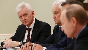 Genadijus Timčenka verslininkų susitikime su Vladimiru Putinu 