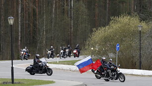 Rusų baikeriai nacionalistai nebuvo įleisti į Lenkiją
